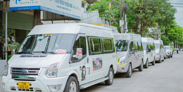 Cho thuê xe 16 chỗ tại Đồng Hới Quảng Trị uy tín giá tốt